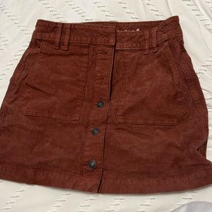 american eagle skirt corduroy